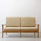 IDC大塚家具 OTSUKA シネマ CINEMA 2Pソファ オーク無垢材 w160cm ナチュラル 北欧スタイル ●