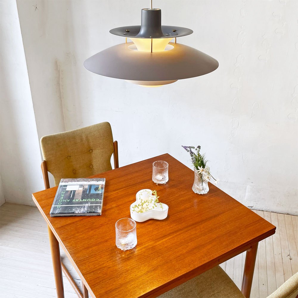 ルイスポールセン Louis Poulsen PH5 グレーグラデーション ペンダントライト ポール・ヘニングセン Poul Henningsen デンマーク 定価￥159,500- ★
