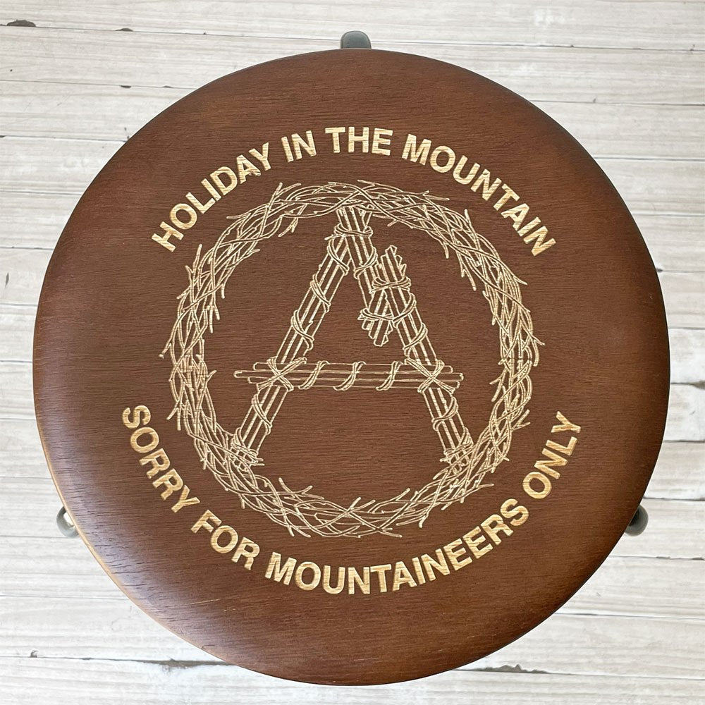 マウンテンリサーチ MOUNTAIN RESEARCH Little Summer Camp Round Stool H48㎝ ジェネラルリサーチ 3本脚 スツール A WREATH ★