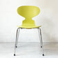 フリッツハンセン Fritz Hansen 3101 アントチェア ANT CHAIR 4本脚 ライム 廃番カラー ラッカー仕上げ 2000年製 アルネ・ヤコブセン デンマーク 北欧家具 ★