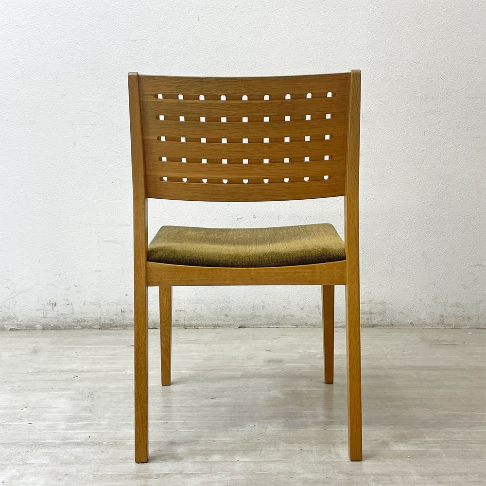 カンディハウス CONDE HOUSE ハナコ HANACO ダイニングチェア 三井緑 シルトーリ WT ブラウン系 ナラ材 定価￥90,200～ A ●