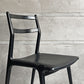天童木工 TENDO インパラチェア Impala Chair ダイニングチェア ブラック レザー 本革 佐々木敏光 ジャパニーズミッドセンチュリーモダン A  ♪