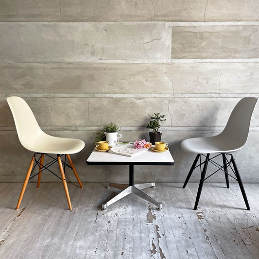 ハーマンミラー Herman Miller ビンテージ コントラクトテーブル スクエア ローテーブル コーヒーテーブル イームズ ミッドセンチュリー W60cm 廃番サイズ ♪