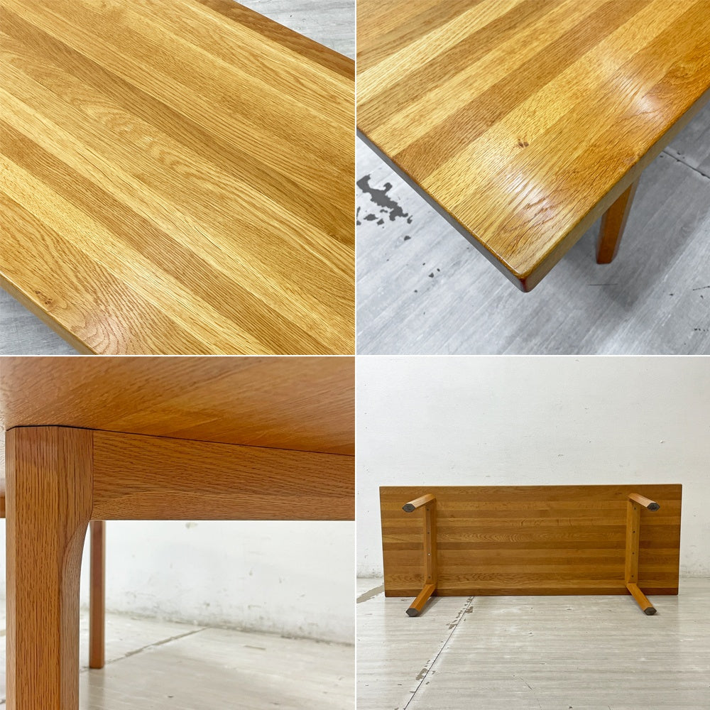 ミカエルラーセン A. Mikael Laursen オーク無垢材 ローテーブル コーヒーテーブル イルム・ヴィッケルソ ILLUM WIKKELSO デザイン デンマーク ビンテージ 希少 ●