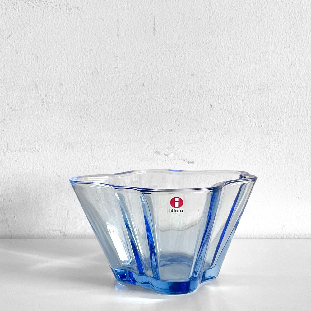 イッタラ iittala アルヴァ・アアルトコレクション Alvar Aalto Collection スモールボウル H75mm アクアブルー 北欧雑貨 廃盤色 ■