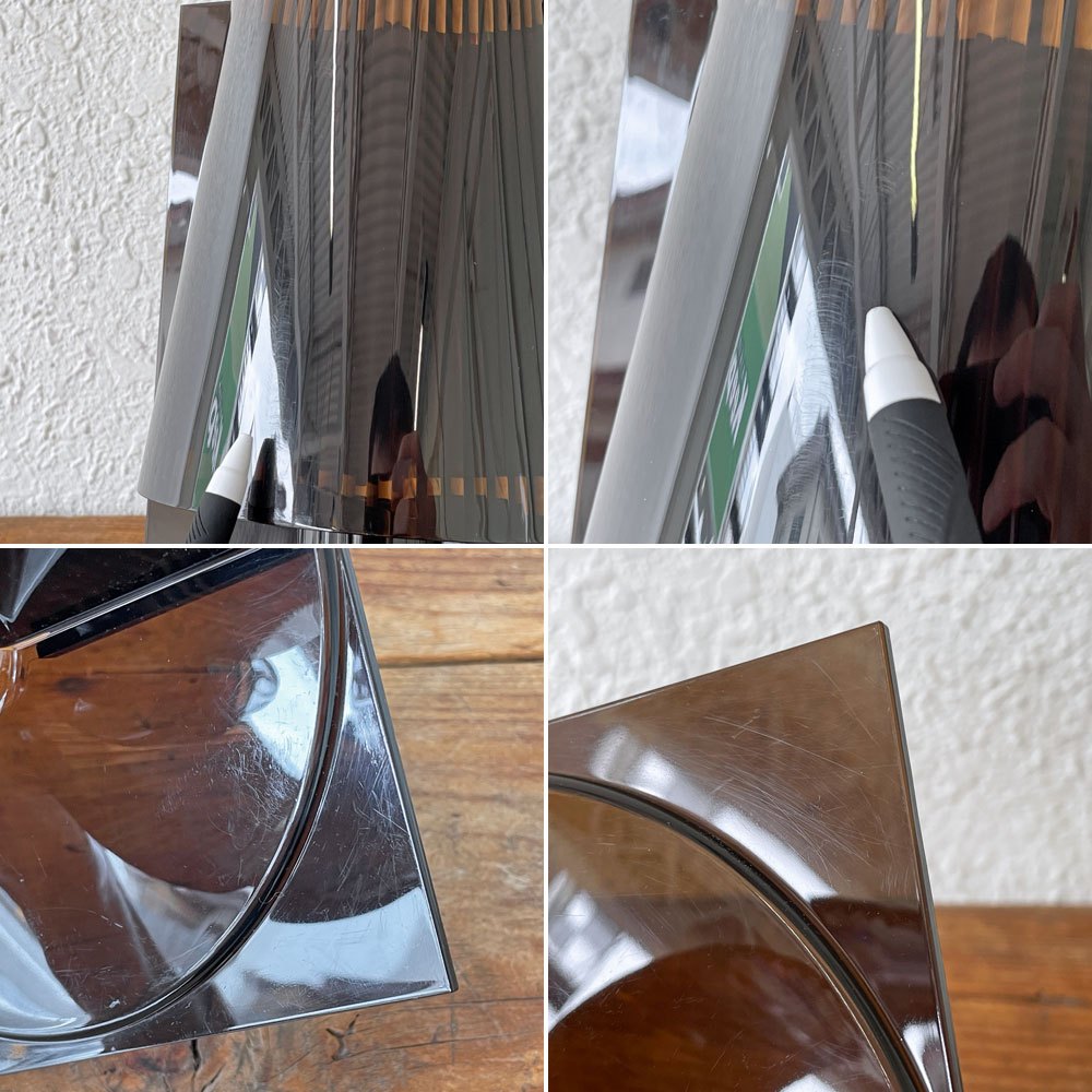 カルテル Kartell テイク TAKE テーブルランプ ポリカーボネート製 フェルーチョ・ラヴィアーニ Ferruccio Laviani スモーク イタリア ◇
