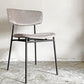 カリガリス Calligaris フィフティーズ FIFTIES ダイニングチェア サンドカラー×マットブラック ファブリック ベルベット スチール脚 モダンデザイン イタリア A ■