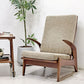 ギムソン＆スレーター Gimson & Slater ハイバックラウンジチェア チーク材 Rolf Rastad & Adolf Relling ワイヤースプリング イギリスビンテージ 北欧スタイル ●
