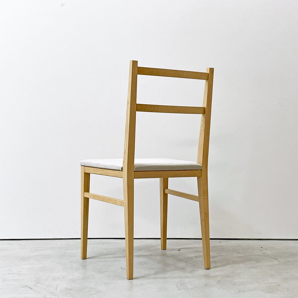 イデー IDEE センタチェア SENTA CHAIR ダイニングチェア メープル材 ライトグレー 植木莞爾 ナチュラル A ●