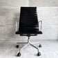 ハーマンミラー Herman Miller アルミナムグループ エグゼクティブチェア ハイバック レザーシート 本革 ブラック 5本脚 C&Rイームズ ミッドセンチュリー ♪
