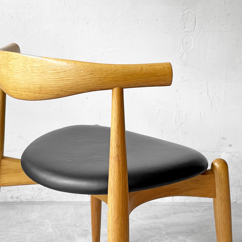 カールハンセン＆サン Carl Hansen & Son CH20 エルボーチェア ダイニングチェア オーク材 レザー 本革 ハンス・J・ウェグナー ★