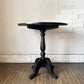 ウッドハウスコッド WOOD HOUSE COD パイン材 カフェテーブル ラウンド Φ66.5cm ブラックペイント フレンチカントリー シャビーシック ◎
