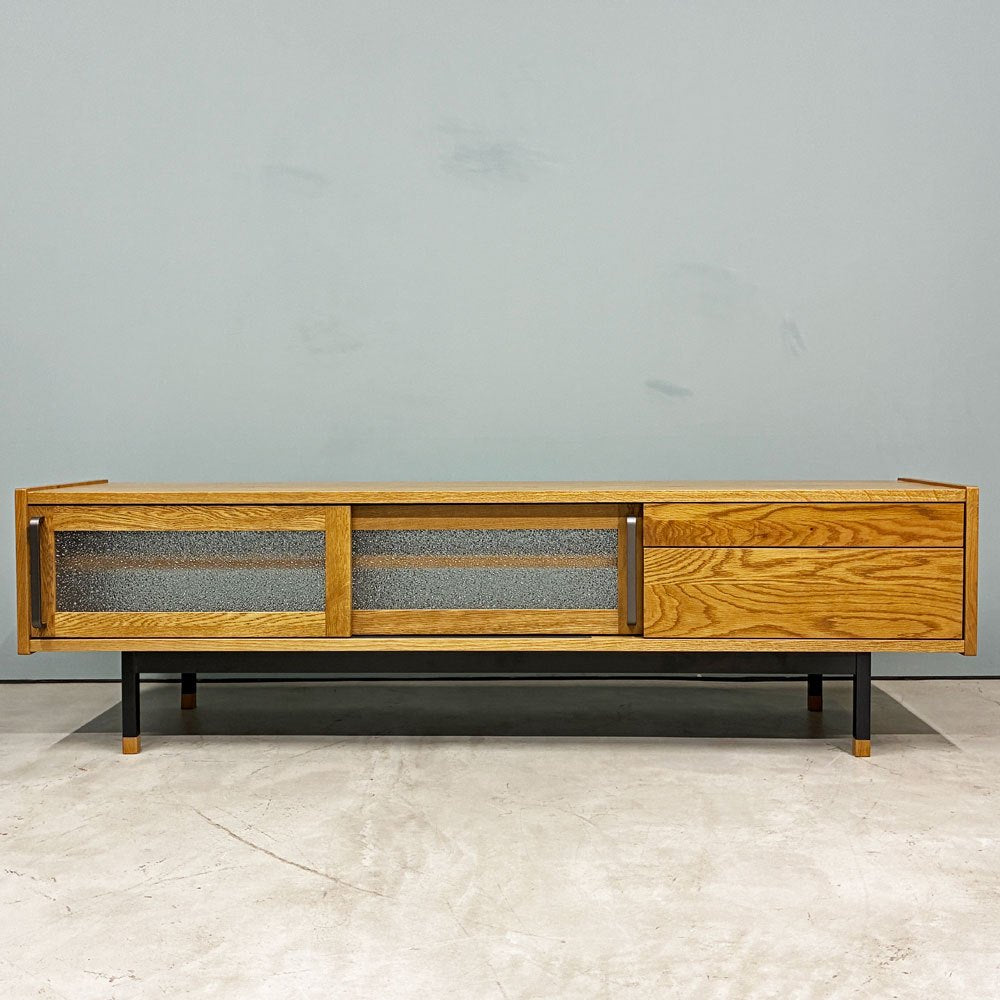クラッシュゲート CRASH GATE イージーライフ Easy Life ジンロ ZINRO テレビボード TV BOARD オーク材 W160cm 定価￥126,500- 展示品  ◎