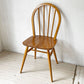 アーコール Ercol フープバックチェア ダイニングチェア スポークバック エルム材 UKビンテージ 英国家具 ★