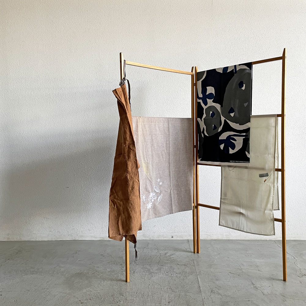 井藤昌志 IFUJI タオルラック L ハンガーラック ナラ材 W75 x H160cm シェーカー家具 受注生産品 現代作家 定価￥99,000- 〓
