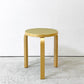 アルテック artek スツール60 オリーブ リノリウム 3本脚 アルヴァ・アアルト 80th記念モデル スコープ別注 ●