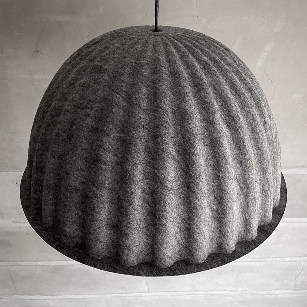 ムート Muuto アンダーザベル UnderThe Bell ペンダントライト グレー Φ55cm リサイクルプラスチックフェルト 北欧照明 デンマーク 参考定価¥146,300- ♪