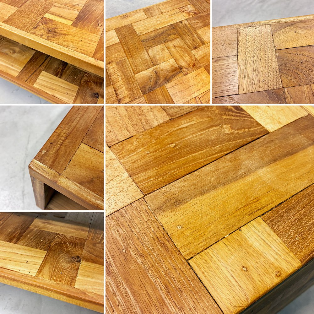 アクメファニチャー ACME Furniture トロイ コーヒーテーブル TROY COFFEE TABLE チーク無垢材 古材 W90cm ◎