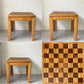 ビンテージ オーク チェステーブル Vintage Oak Wood Chess Table 70's チェス盤 ゲームテーブル ★