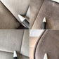 かなでもの Kanademono Elegant Velvet Box Stitch Chair ダイニングチェア ベロア ダークグレー B ◇