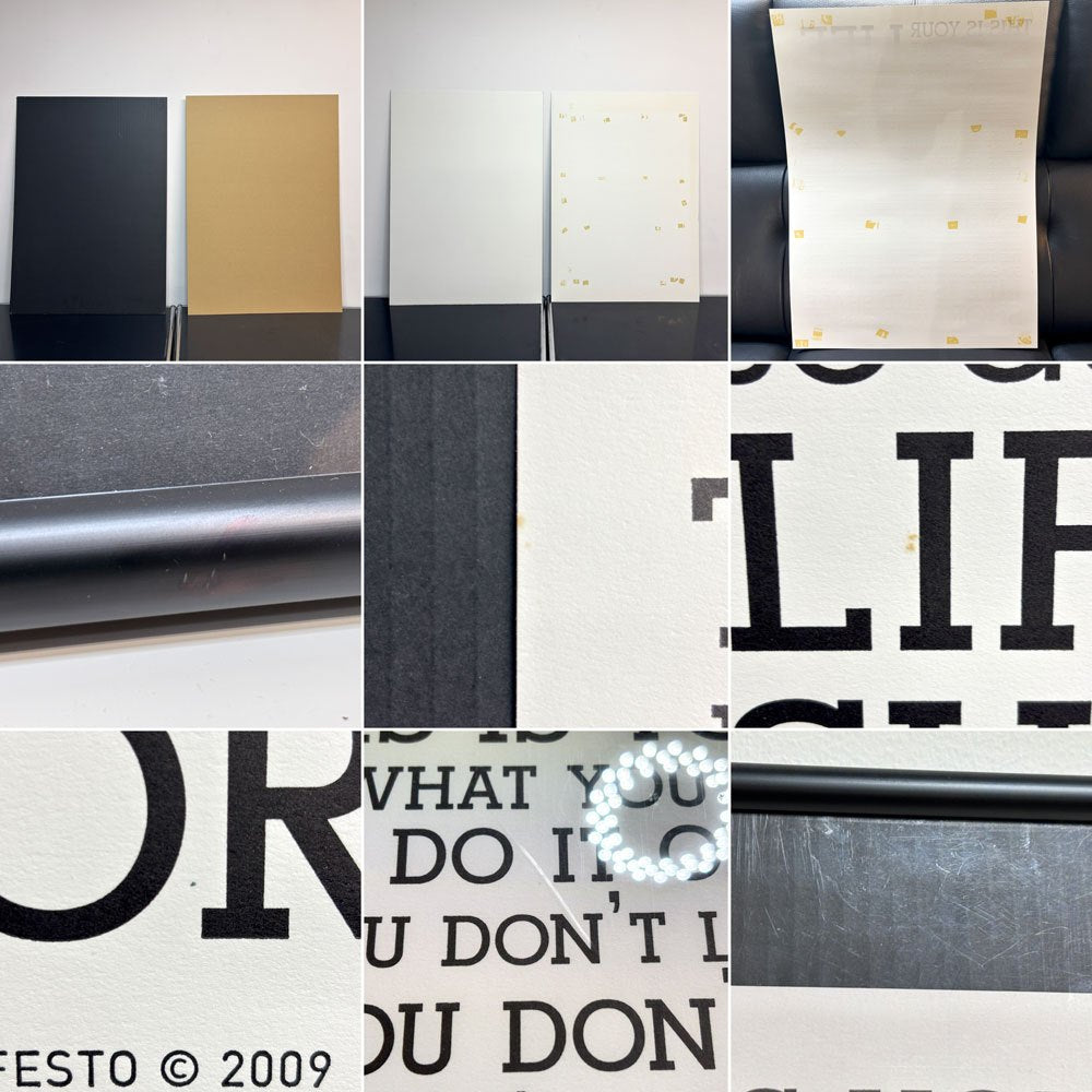 ホルスティー HOLSTEE マニフェスト ポスター Manifesto Poster スクリーンサイズ 45.5×61cm 額装品 現状品 ●