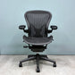 ハーマンミラー Herman Miller アーロンチェア スタンダード Bサイズ ポスチャーフィット グラファイトベース フル装備 ビル・スタンフ＆ドン・チャドウィック ◎