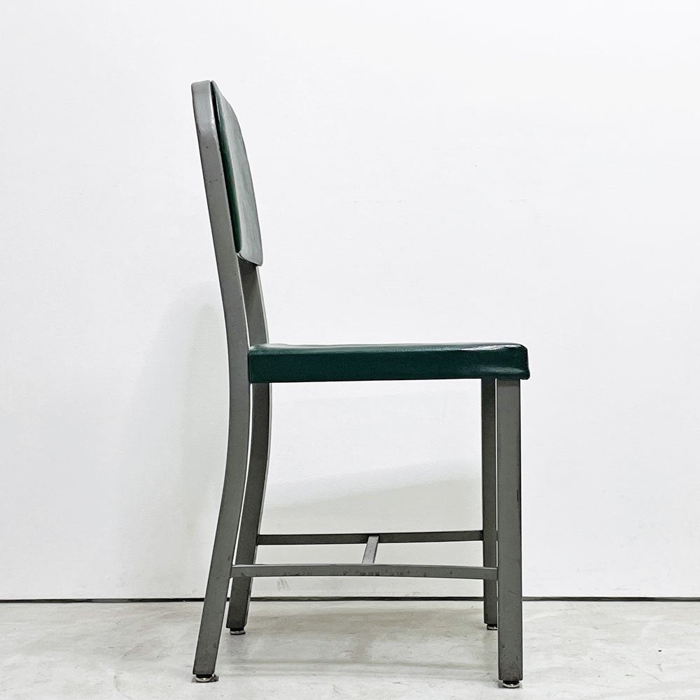 ハータースチールチェア HARTER STEEL CHAIR メタルチェア ダイニングチェア USビンテージ インダストリアルデザイン ミッドセンチュリー 米国 ●