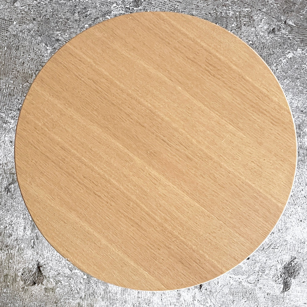 冨士ファニチャー FUJI FURNITURE ナギ Nagi サイドテーブル ラウンド オーク材 T04510S ナチュラル Φ40cm ■