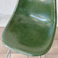 ハーマンミラー Herman Miller サイドシェルチェア ダイニングチェア 2nd FRP Hベース オリーブグリーンダーク イームズ ミッドセンチュリー ビンテージ 希少 B ◇