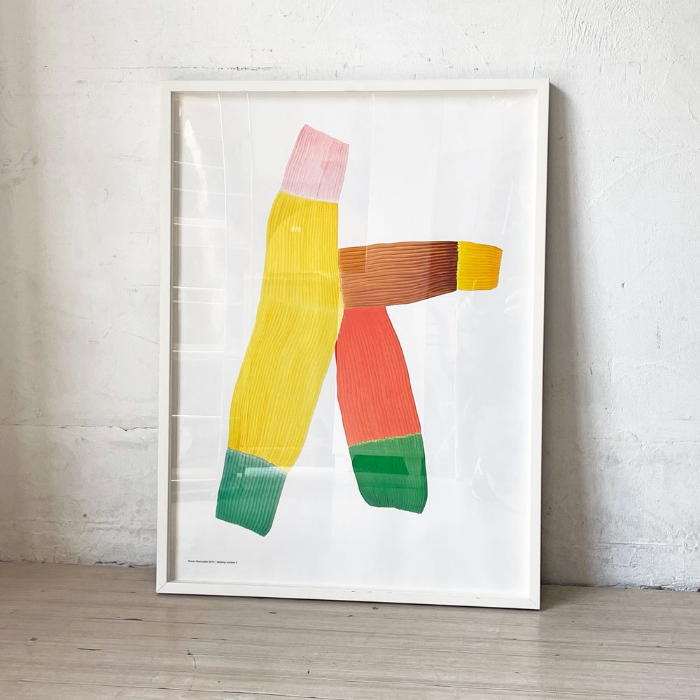 ロングショップ The Wrong Shop ポスター Drawing 2 ロナン・ブルレック Ronan Bouroullec 額装品 イギリス UK ★