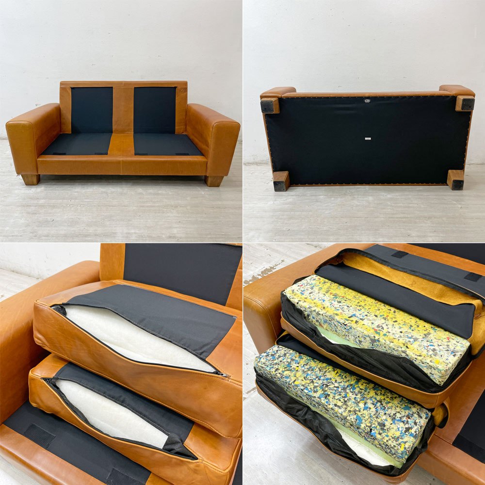 アクメファニチャー ACME Furniture フレスノ FRESNO SOFA 2シーター ソファ 本革 USビンテージスタイル ●