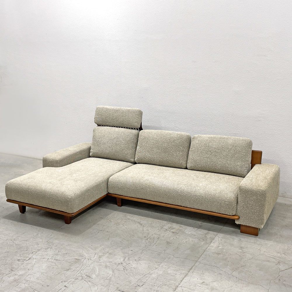 カンディハウス CONDE HOUSE RSソファ カウチソファ W250cm 北海道ナラ材 インテリアセンター 長原實 〓