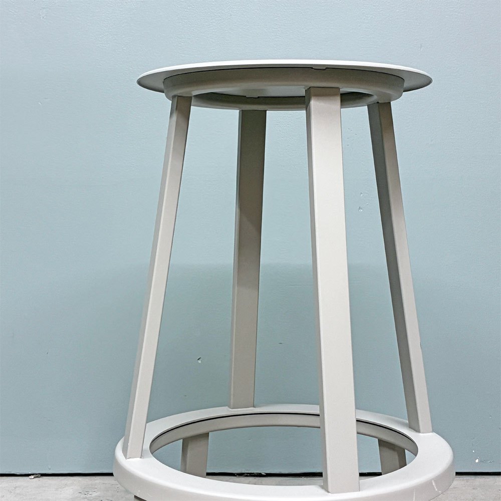 ヘイ HAY リボルバー バースツール ロー REVOLVER BAR STOOL LOW H65cm スカイグレー 回転式座面 レオン・ランズメイヤー デンマーク B ◎