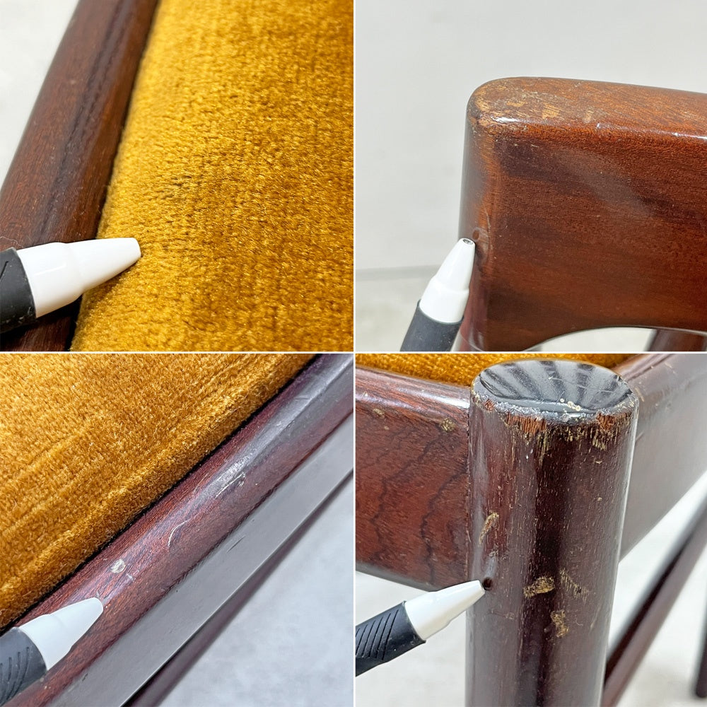 ブラーミン Bramin ダイニングチェア マホガニー材 H.W. Klein 60's ビンテージ デンマーク ミッドセンチュリー 北欧家具 A ●