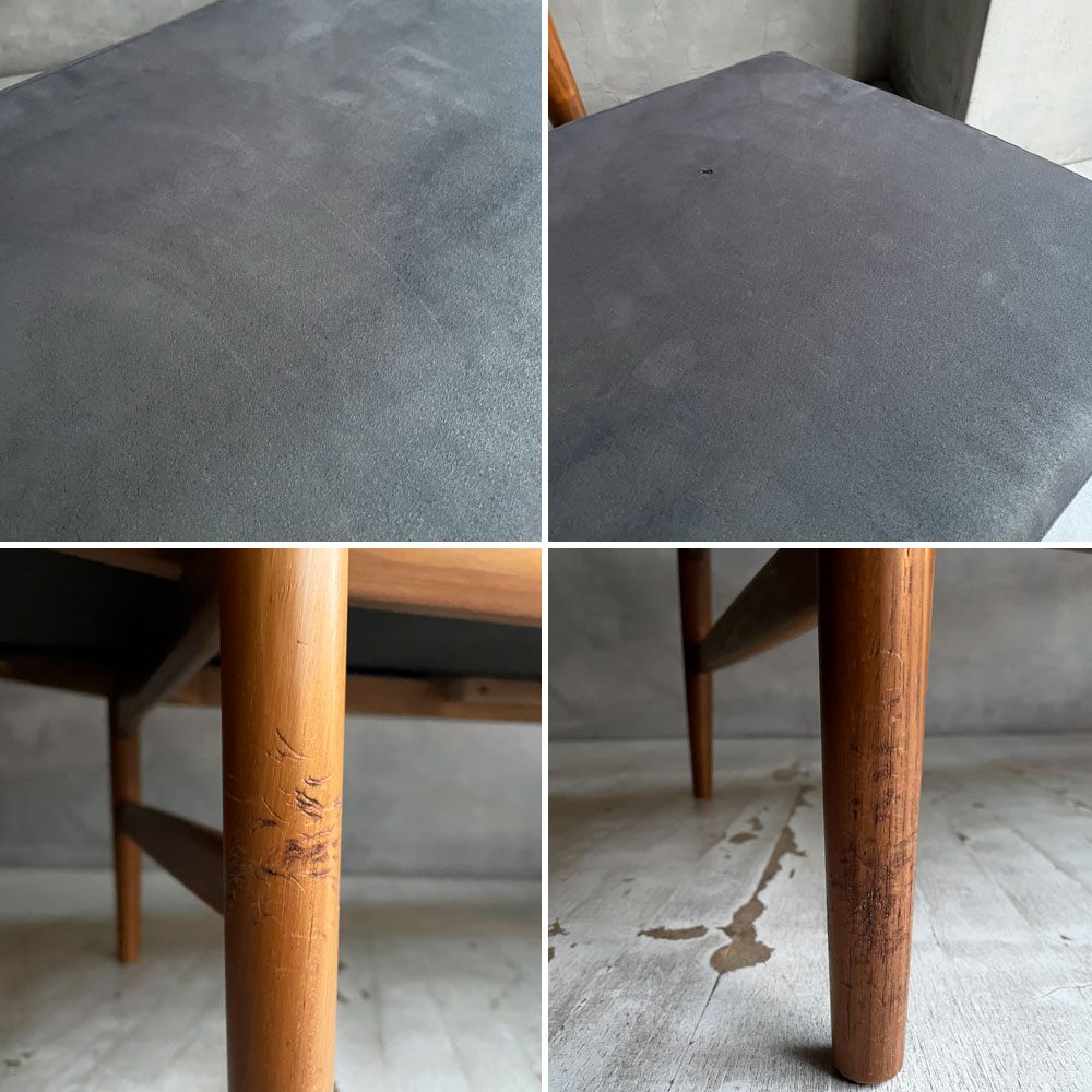 カリモク karimoku CU72モデル 3人掛け椅子ロング ダイニングベンチ ベンチチェア 長椅子 ウォールナット材 プレミアムオーダー カバーリング♪