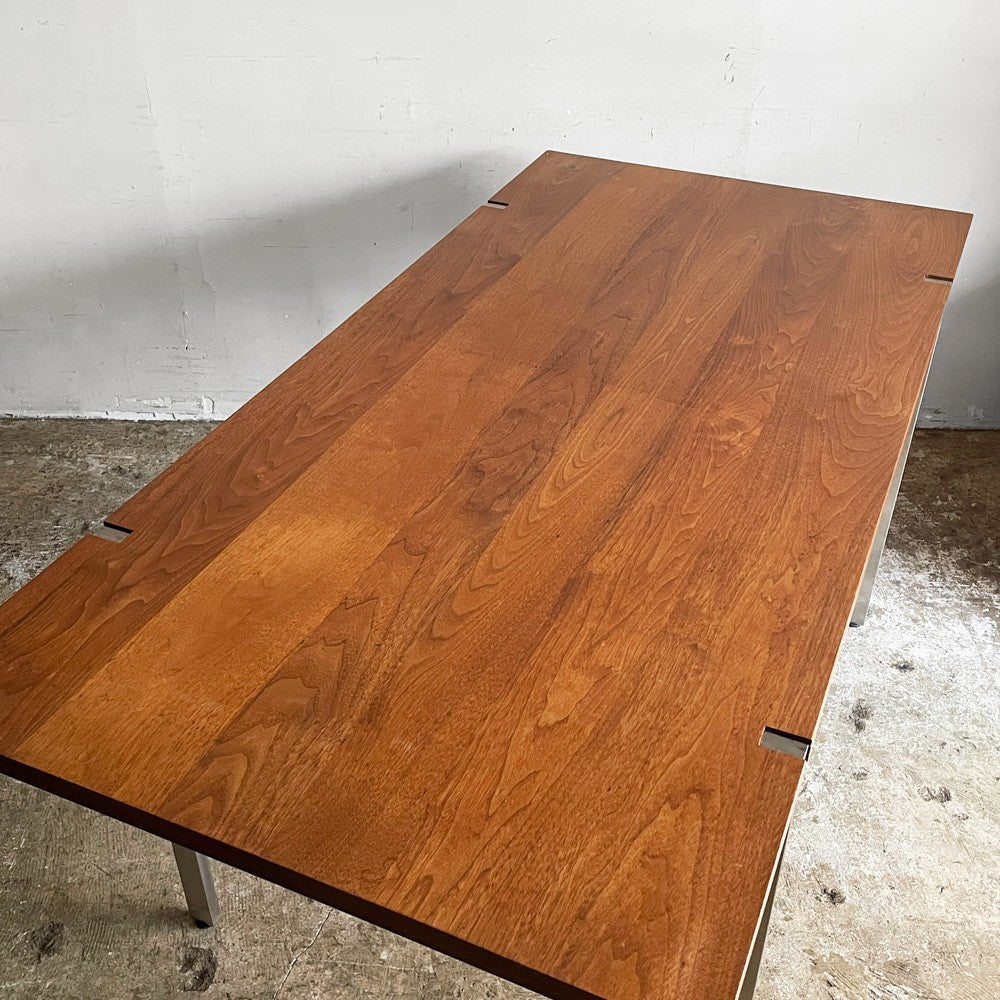 グラフ graf オーダーメイド ワークテーブル ダイニングテーブル 作業台 無垢材 スチールレッグ W160cm インダストリアル モダン ■