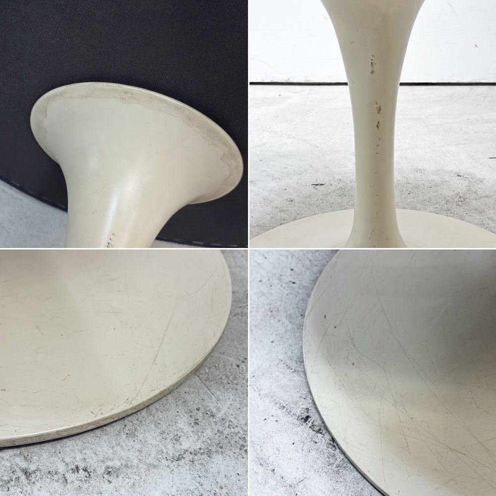 ノル ノール Knoll ビンテージ チューリップ スツール 回転式 エーロ・サーリネン Eero Saarinen スペースエイジ ミッドセンチュリー ウレタン・ファブリック交換品 A●