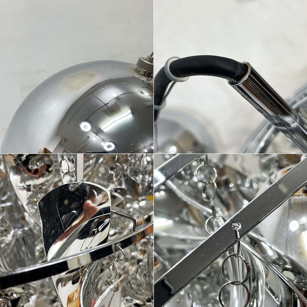 ヴァーパン VERPAN スパイラル SPIRAL SP01 776F-387N Φ450mm シルバー ペンダントライト ヴェルナー・パントン デンマーク ヤマギワ取扱い 定価451,000円 ●