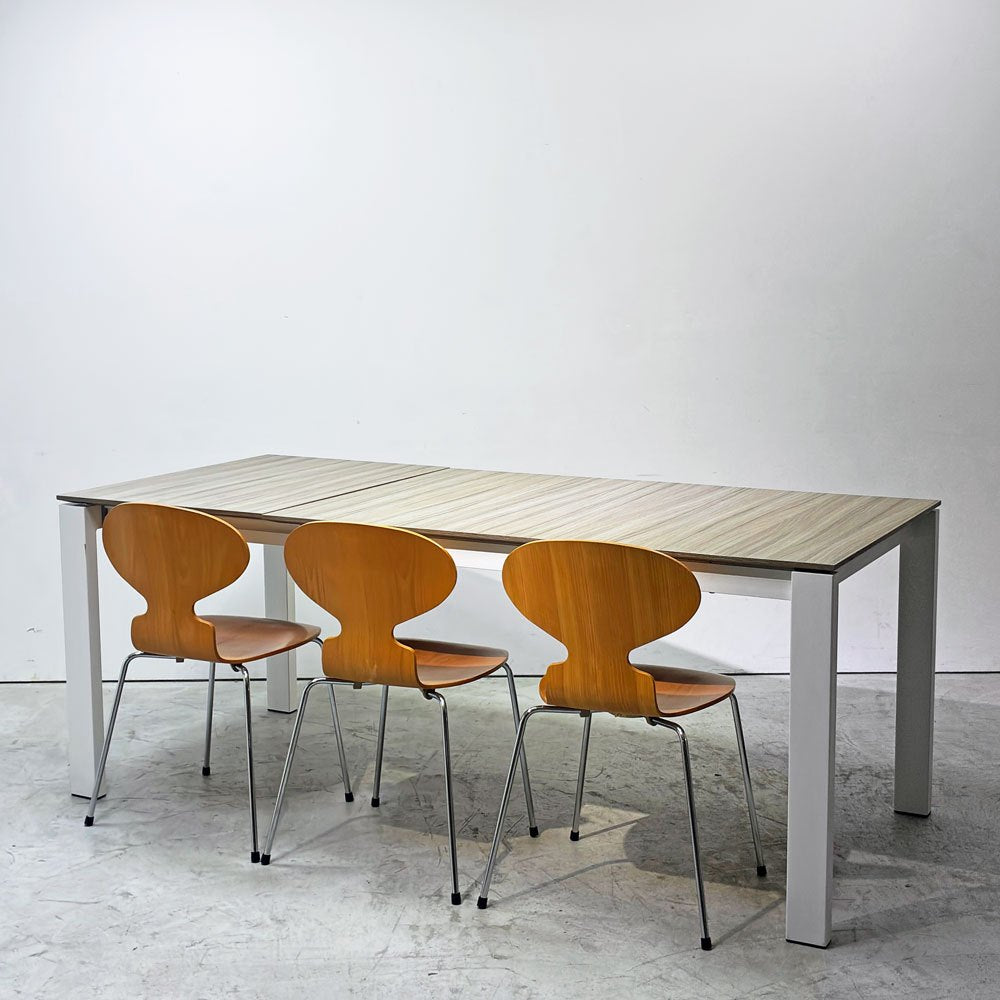 カリガリス Calligaris コヌビア connubia バロン BARON エクステンションダイニングテーブル 伸長式 EXテーブル ラミネート天板 イタリアンモダン ●
