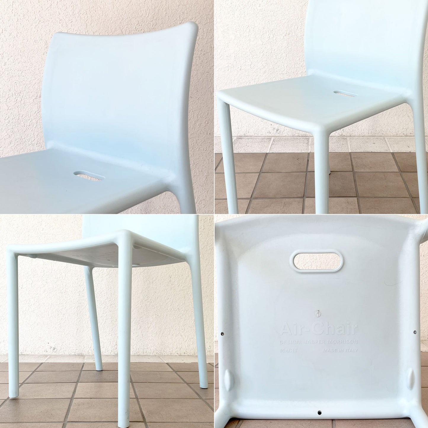 マジス MAGIS エアチェア AIR CHAIR スカイブルー スタッキングチェア ダイニングチェア ジャスパー・モリソン B ◇