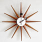 ヴィトラ vitra サンバーストクロック Sunburst Clock ウォールクロック 掛時計 ウォールナット ジョージネルソン George Nelson ミッドセンチュリー Φ47cm ■
