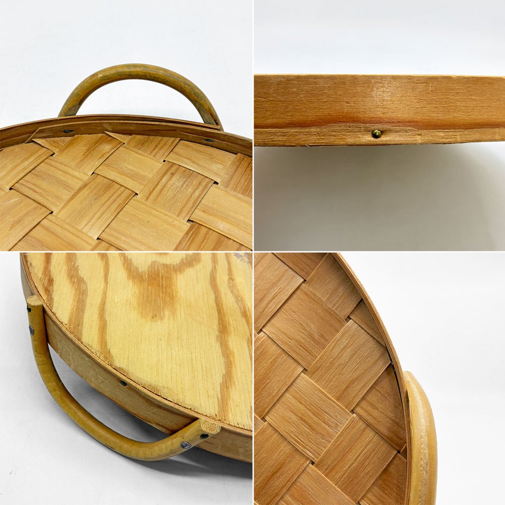 スポーンコリ Spånkorg  トレイ トレー 白樺 スウェーデン 伝統工芸品 ハンドメイド 北欧雑貨 ●