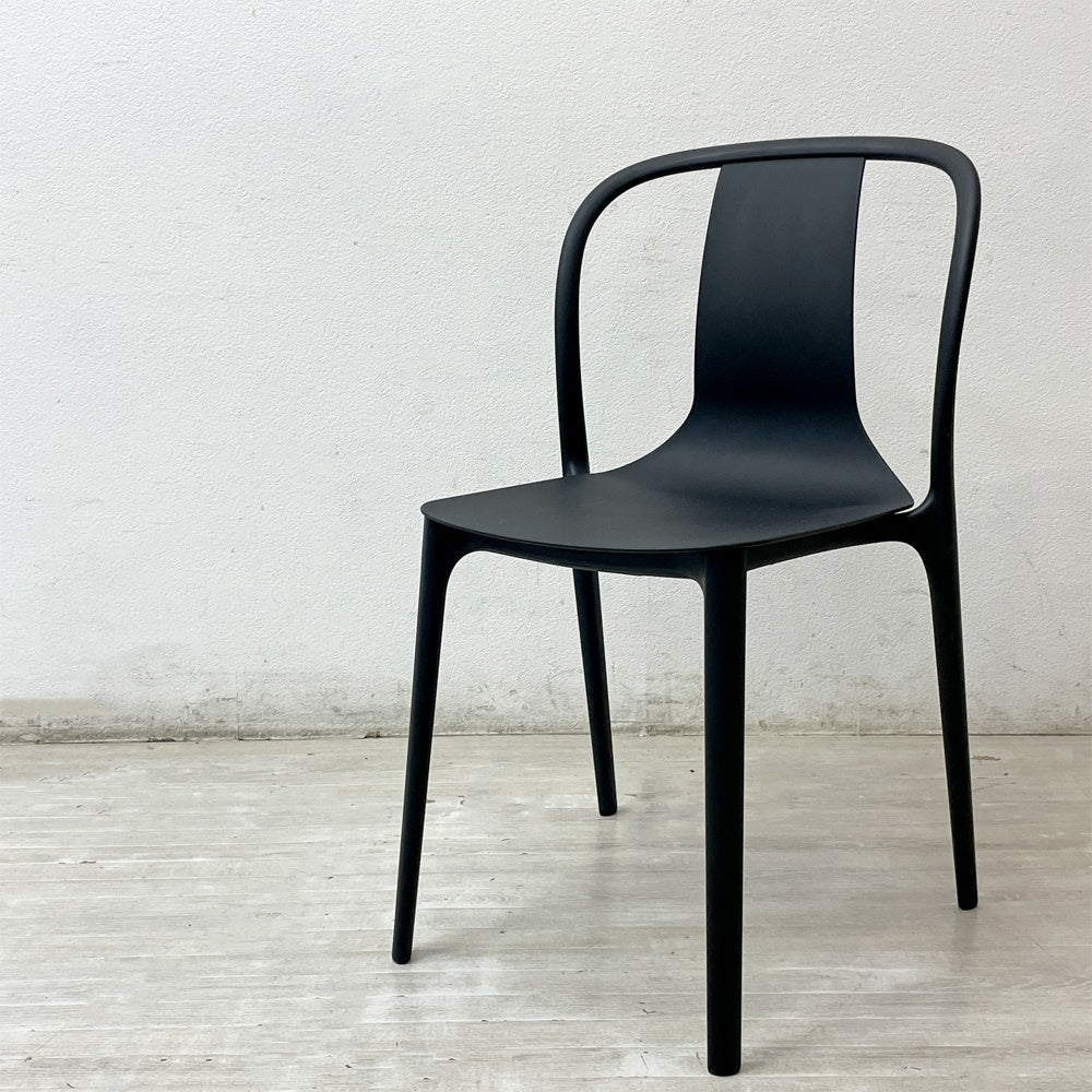 ヴィトラ Vitra ベルヴィルチェア Belleville Chair ダイニングチェア スタッキングチェア ディープブラック ロナン & エルワン・ブルレック B ●