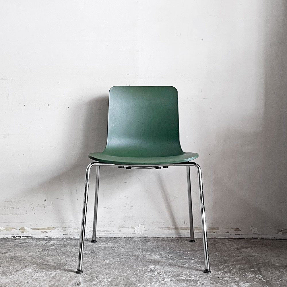ヴィトラ vitra ハルチューブ HAL Tube サイドチェア ダイニングチェア スタッキング グリーン ジャスパー・モリソン B ■