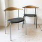 カールハンセン＆サン Carl Hansen & Son CH88P ダイニングチェア オーク材 本革 ハンス J. ウェグナー デンマーク 北欧家具 美品 ★