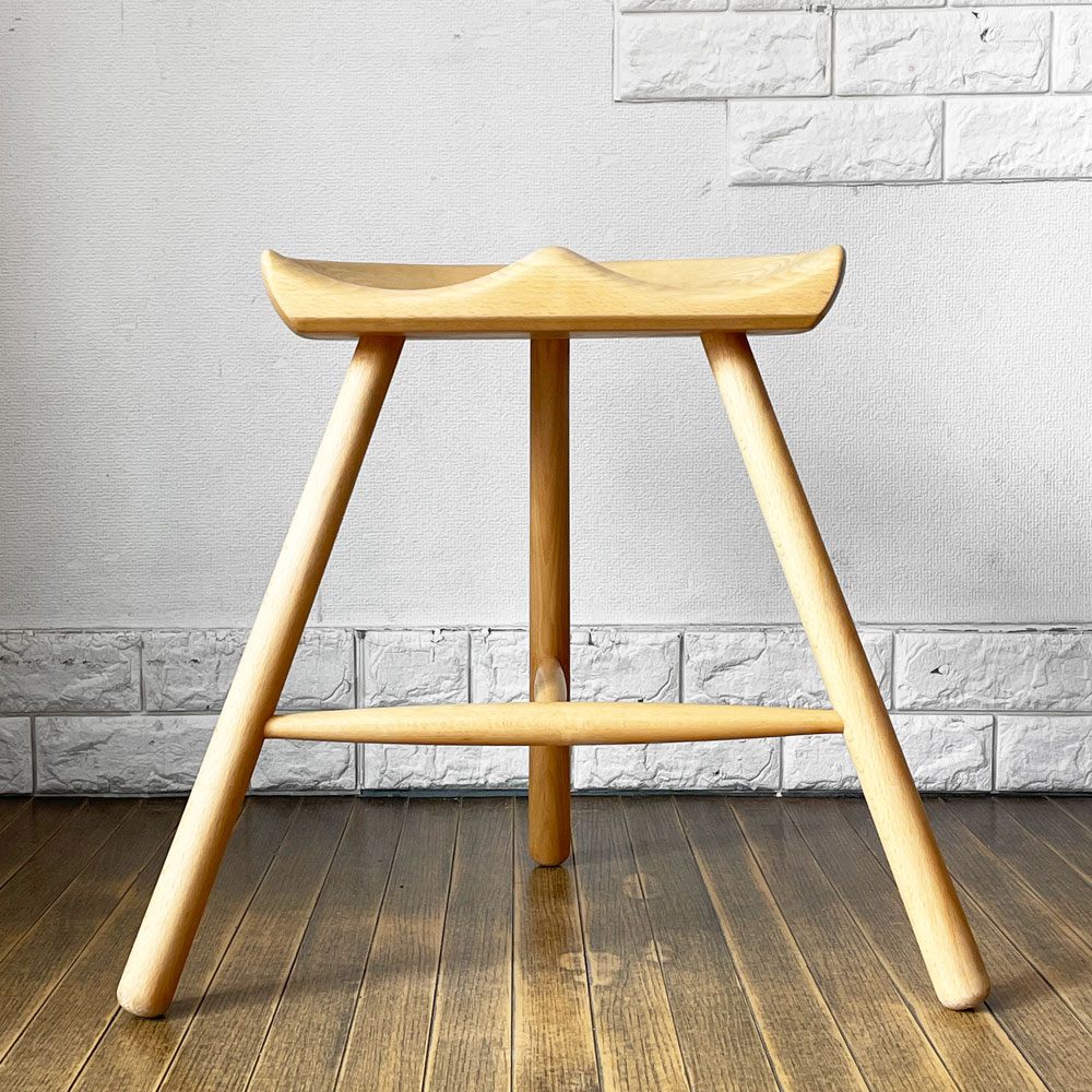 ワーナー Werner シューメーカーチェア Shoemaker Chair NO.49 スツール ビーチ材 オイルフィニッシュ ラーズ・ワーナー デンマーク 北欧家具 ◎