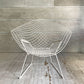 ノル Knoll ビンテージ ダイヤモンドチェア Diamond Chair ハリー・ベルトイア Harry Bertoia ホワイトフレーム ミッドセンチュリー ♪