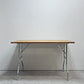 ワークテーブル エブコ EBCO ウィッシュボーンレッグ WISHBONE LEGS + 木製天板 折り畳みテーブル  W120.5cm US 作業台 PFS取扱 インダストリアル ●