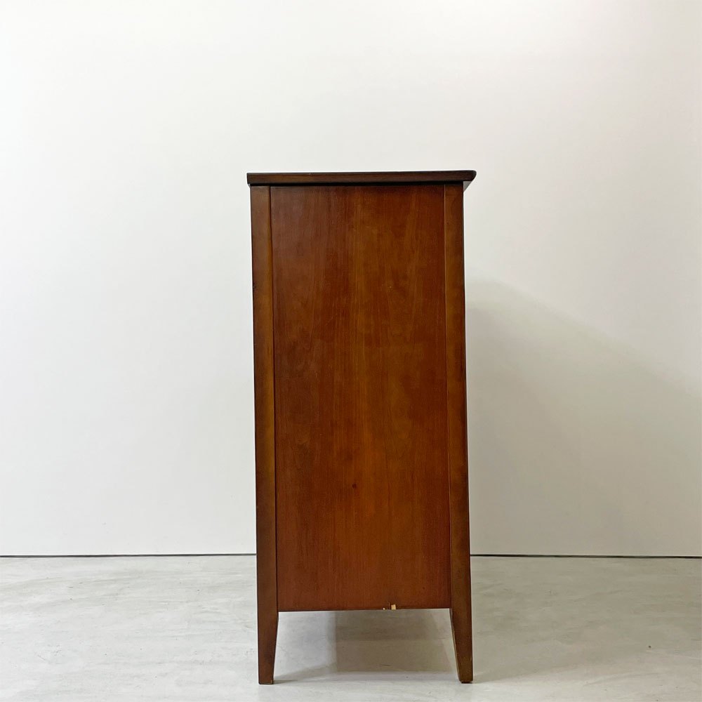 B.P.John Furniture トールチェスト デコラトップ 米軍家具 USビンテージ ミッドセンチュリー ●