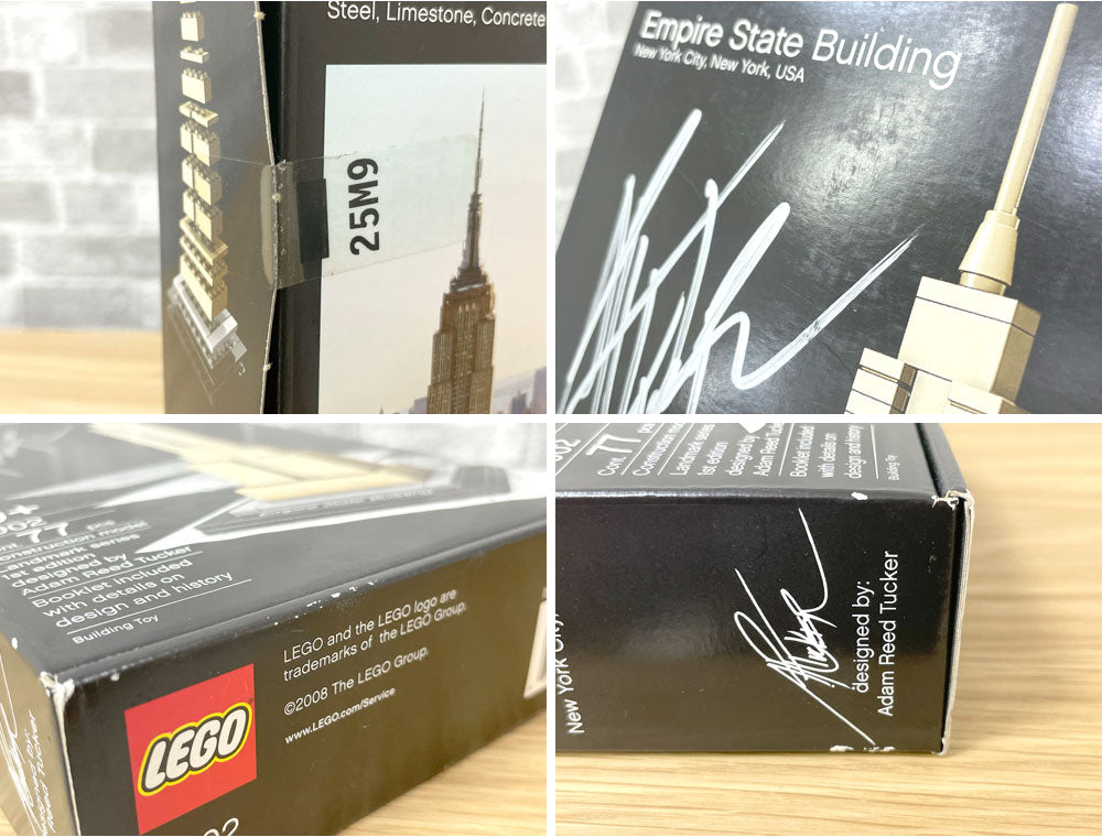 レゴ LEGO アーキテクチャー Architecture エンパイア・ステート・ビルディング Empire State Building 21002 箱付き 未開封品 サイン入り デンマーク ●